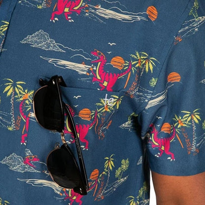 Dinosaur Coconut Aloha Shirt