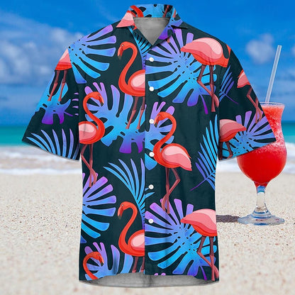 Flamingo Tropical Hawaiian Shirt