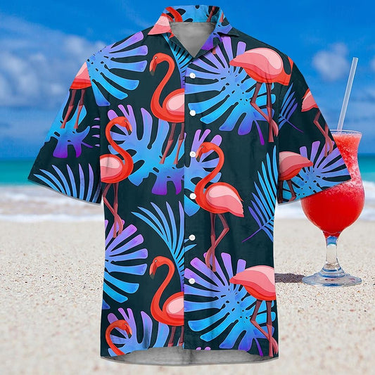 Flamingo Tropical Hawaiian Shirt