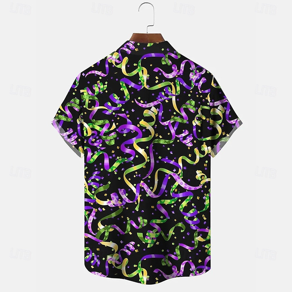 Mardi Gras Ribbon Carnival Shirt