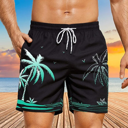 Coconut Tree Sunset Board Shorts