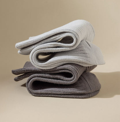 Solid Color 100% Cotton Socks