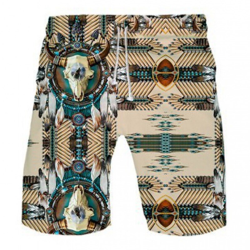 Indian Culture Swimming Trunks Board Shorts