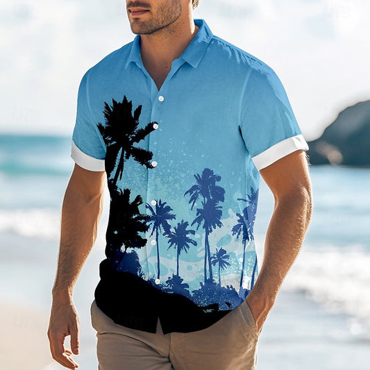 Gradient Coconut Tree Shirt