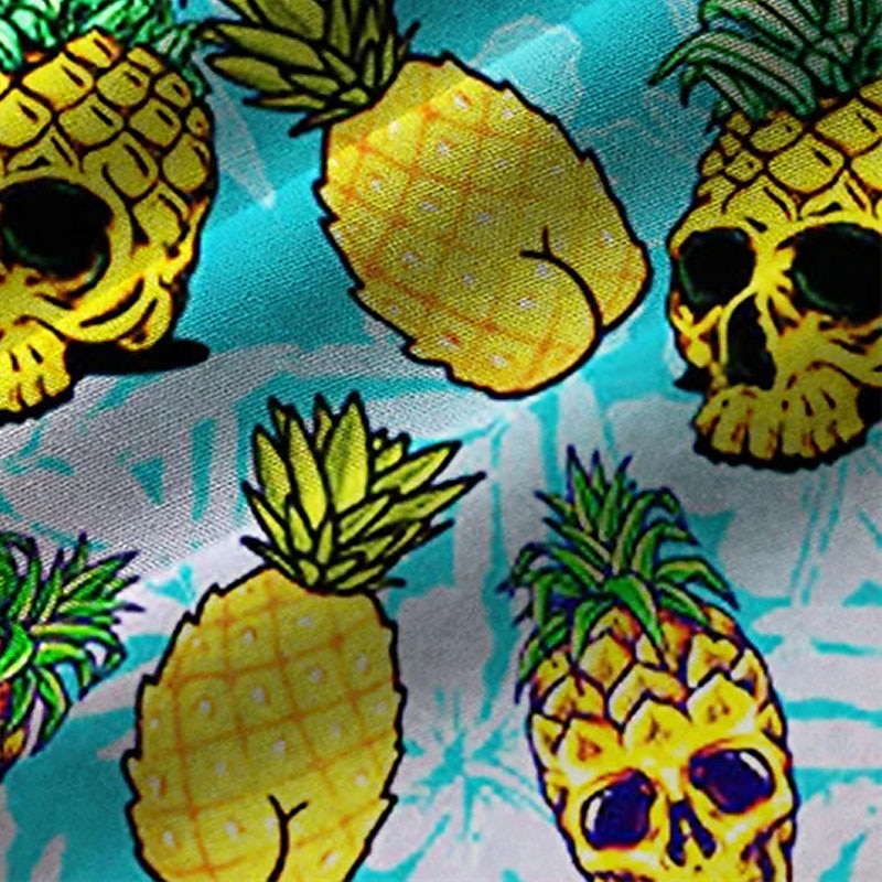 Skull Pineapple Aloha Shirt