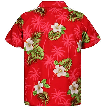 Floral Graphic Hawaiian Shirt