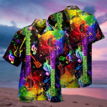 Guitar Summer Hawaiian Shirt