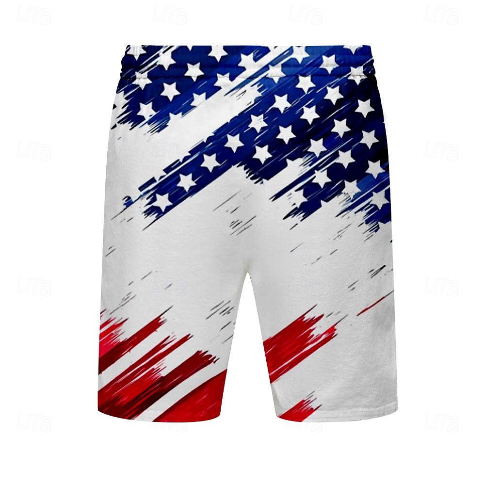 American Flag Swimming Trunks Board Shorts