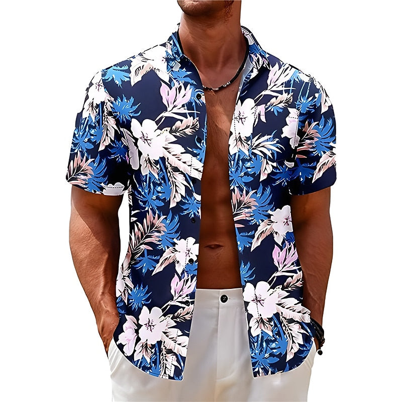 Floral Tropical Flowers Casual Shirt