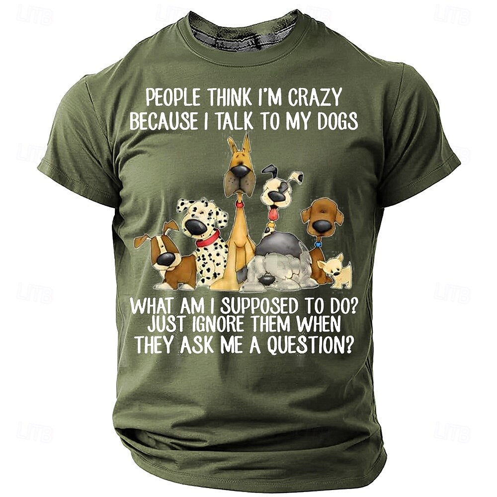 Funny Graphic Print T-Shirt