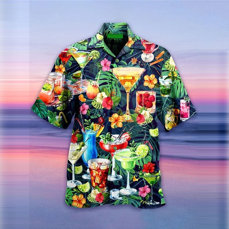 Fruit Cocktail Hawaiian Shirt