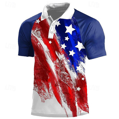 Patriotic Independence Day Polo