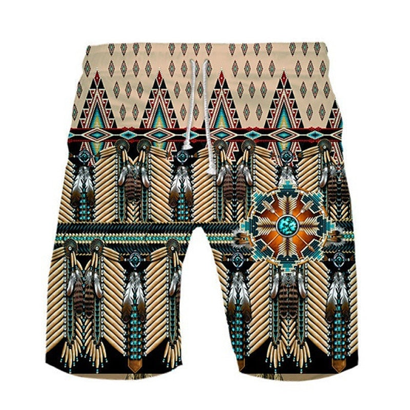 Indian Culture Swimming Trunks Board Shorts