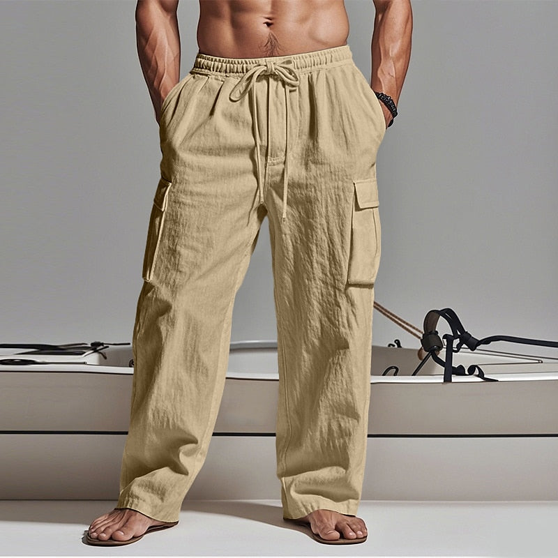 Breathable Gauze Cargo Pants