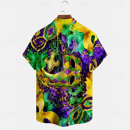 Mardi Gras Mask Shirt