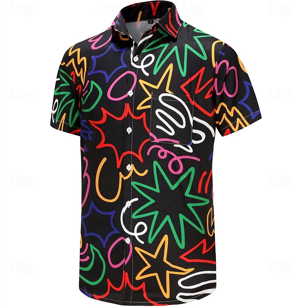 Retro 70s Psychedelic Party Shirt