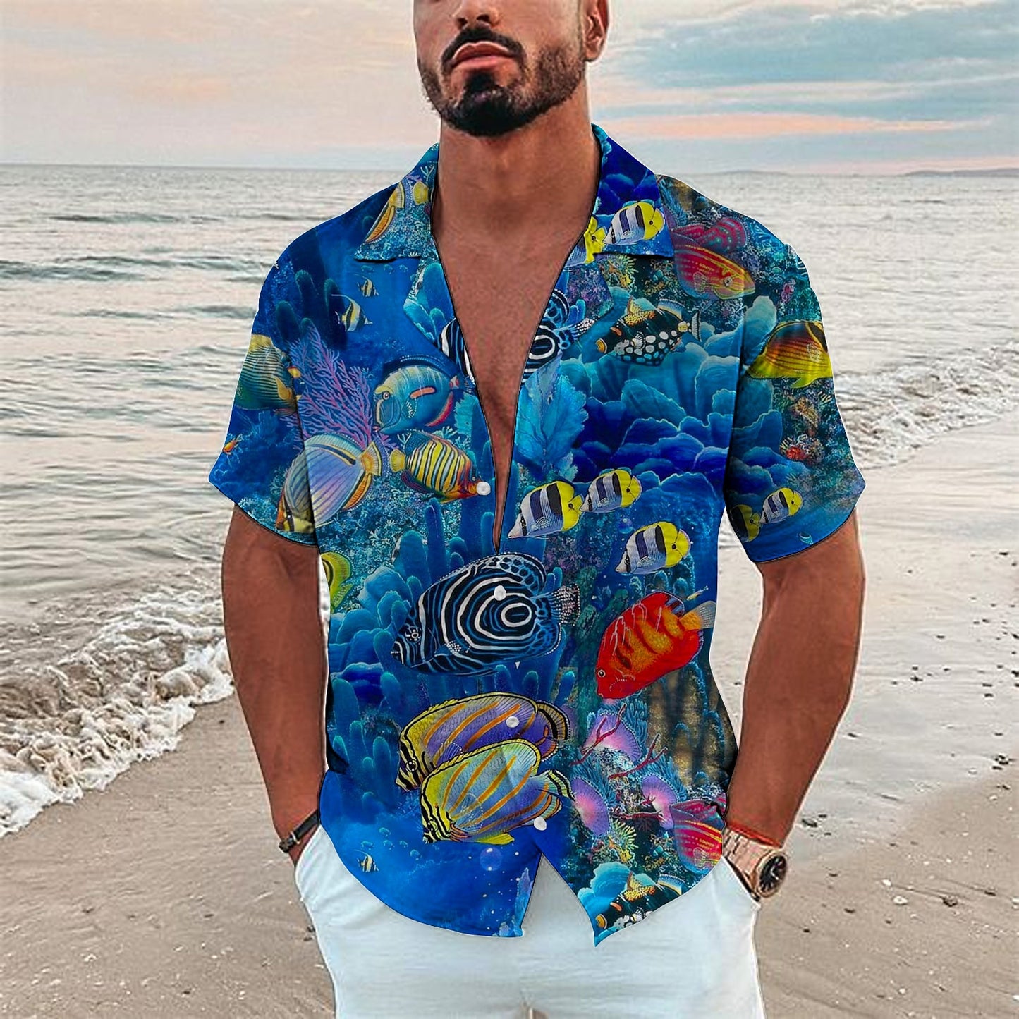 Tropical Fish Hawaiian Shirt