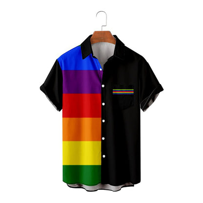 Tropical Fashion Rainbow Shirt