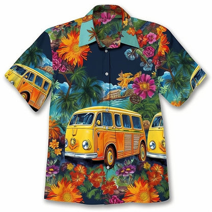 Floral Hippie Bus Shirt