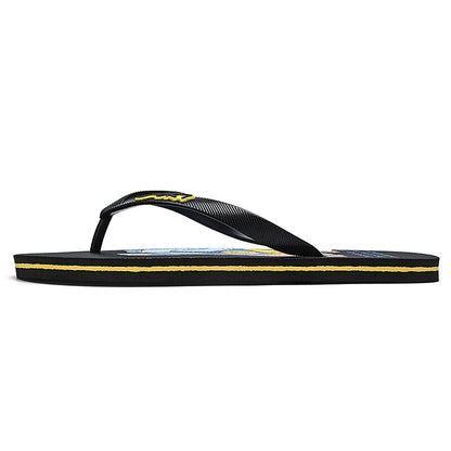 Artistic Flip-Flops – Blue & Yellow Print