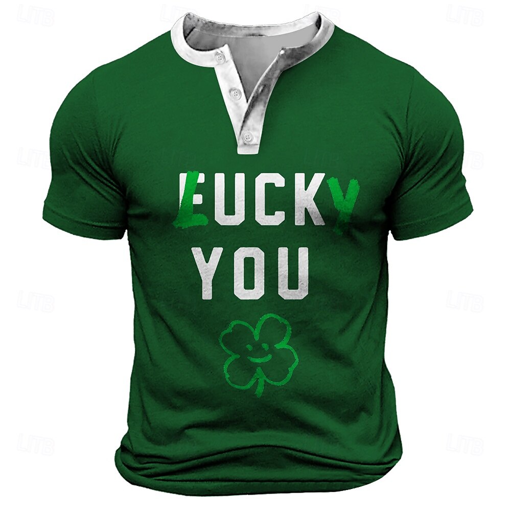 St. Patrick's Lucky Henley Tee