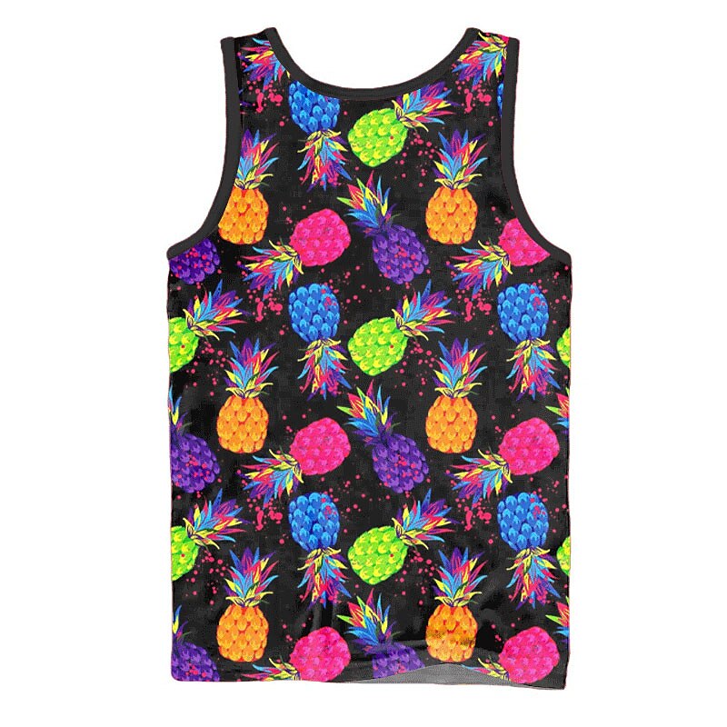 Graphic Pineapple Sleeveless Tee