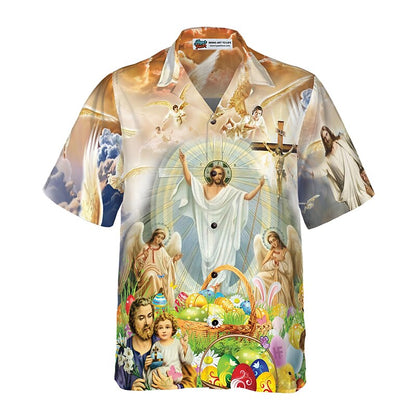 Camisa de Jesús de Pascua de moda tropical