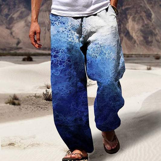 Pantalones de playa de verano con cordón