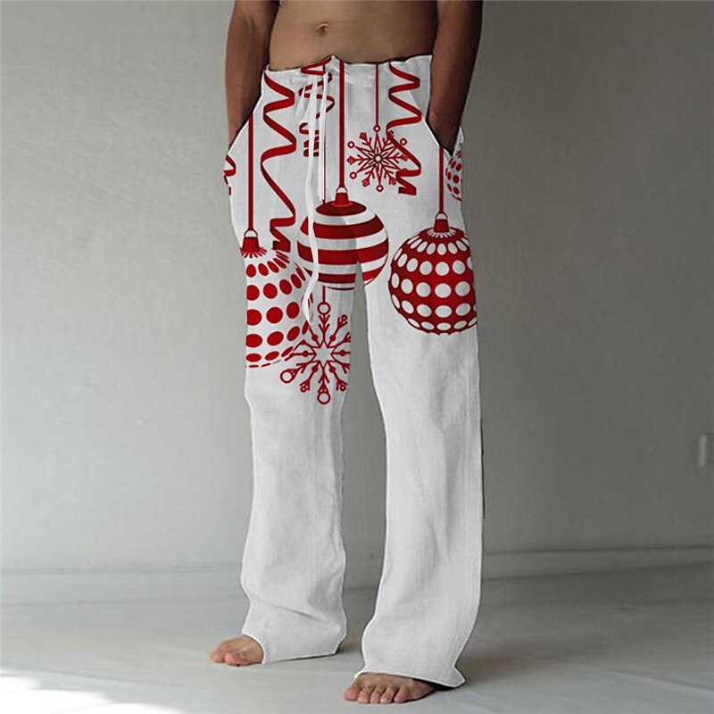 Christmas Lanterns Trousers Pants