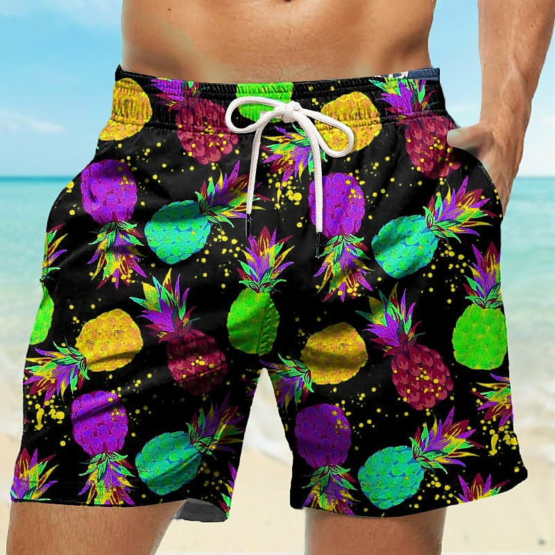 Pineapple Swimming Trunks Board Shorts