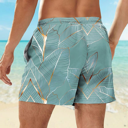 Palm Leaf Swim Trunks