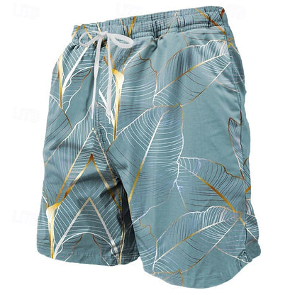 Palm Leaf Swim Trunks