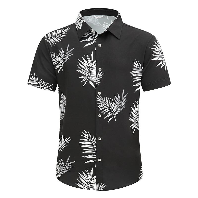 Floral Coconut Tree Bus Shirt