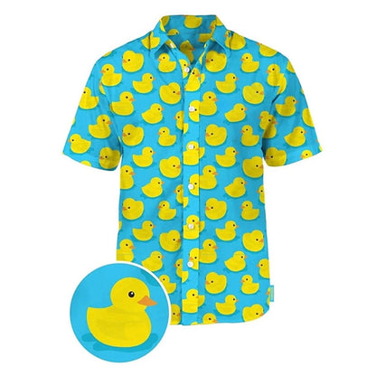 Summer Hawaiian Animal Duck Shirt