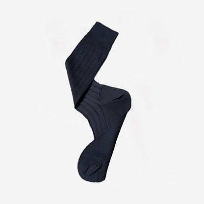 Classic Solid Color Knit Socks