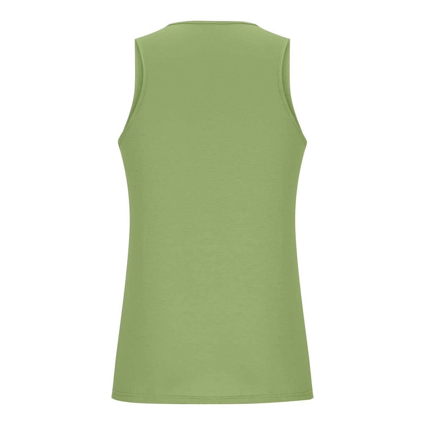 Coconut Tree V-Neck Tank Top