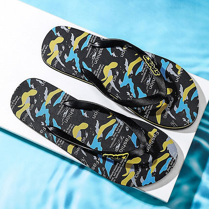 Camouflage Beach Flip-Flops
