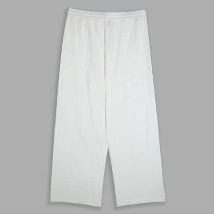 Casual Elastic Waist Beach Pants