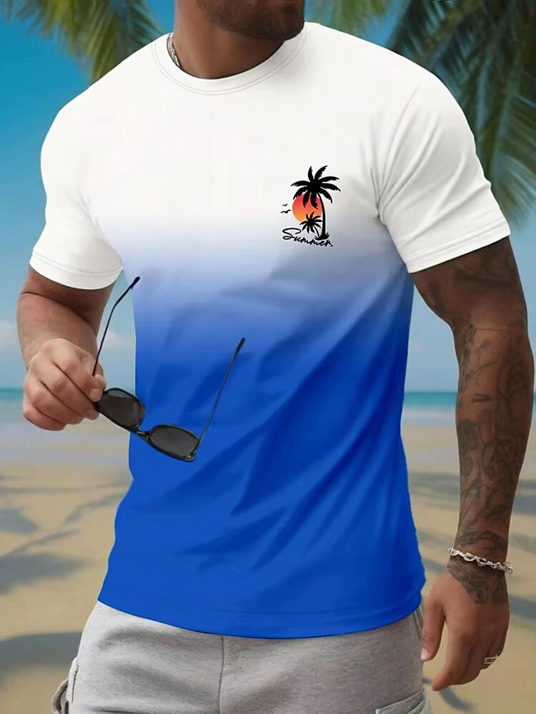 Fashion Crewneck Short Sleeve T-shirt