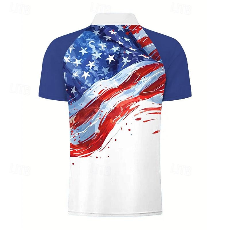 Patriotic Independence Day Polo