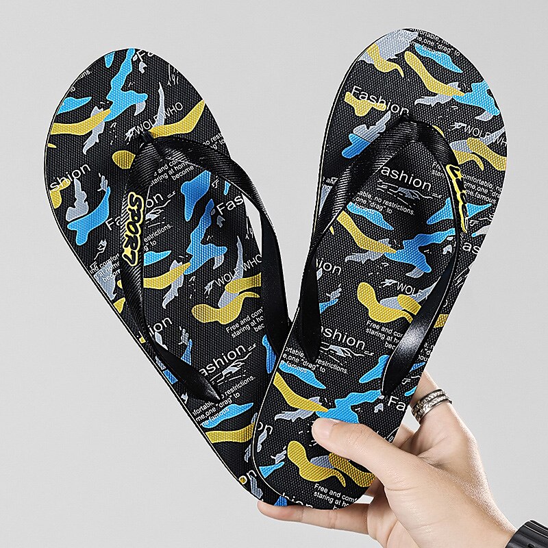 Camouflage Beach Flip-Flops