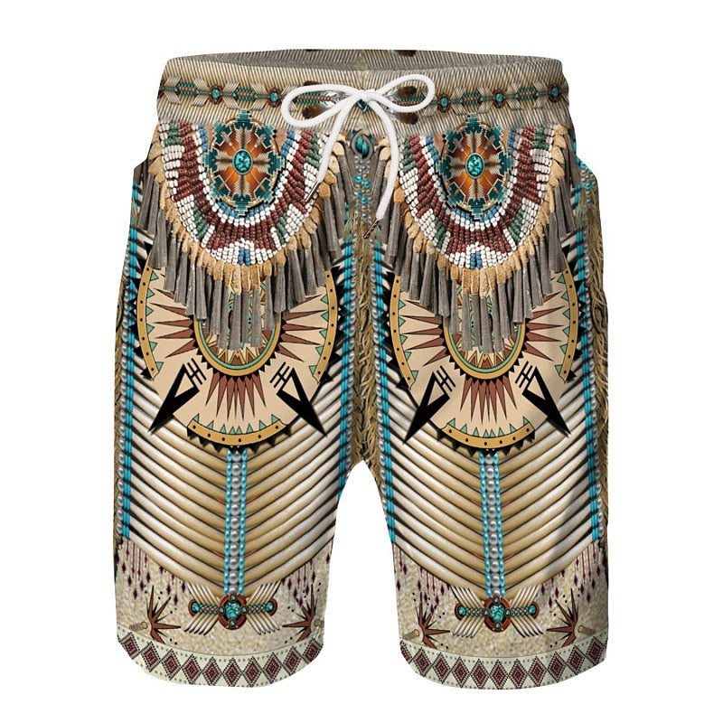 Indian Culture Swimming Trunks Board Shorts