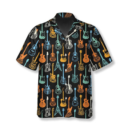 Guitar Summer Hawaiian Shirt