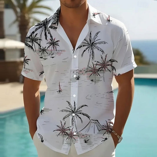 Tropical Hawaiian Button Shirt